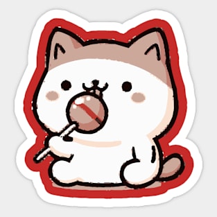 Lickin' Kitty Bliss Sticker